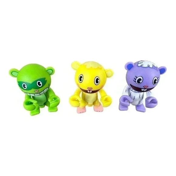 Happy Tree Friends Trexi Vinyl Flippy Figure Lot Of 6 Naughty And Nice - Picture 8 of 11